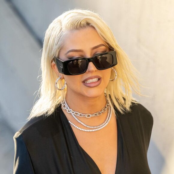 Saint Laurent SL654 001 Square Sunglasses - Black - Picture 1 of 14